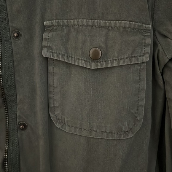 LILY ADRIDGE FOR VELVET cargo jacket size small - Picture 4 of 7